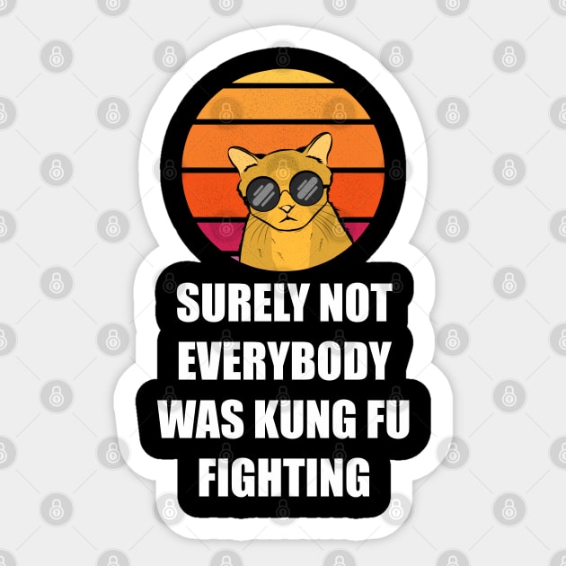 Kung Fu Cat 1 Sticker by ahmadzakiramadhan